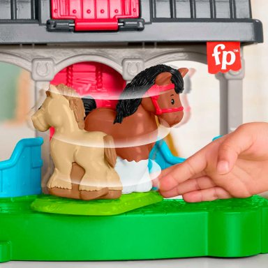 JUGUETE BEBÉ LITTLE PEOPLE ESTABLO ANIMALITOS - 3