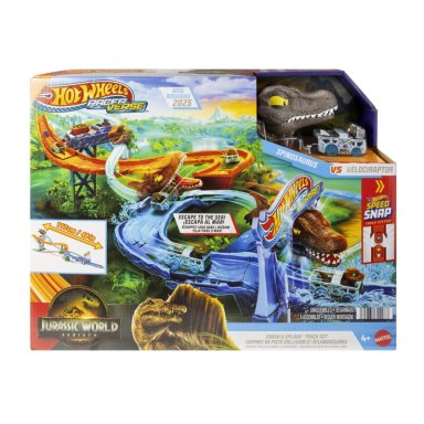HOT WHEELS RACERVERSE PISTA DE JUGUETE JURASSIC WORLD - 2