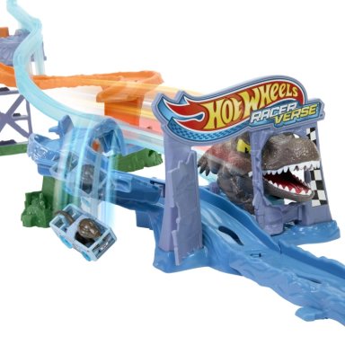 HOT WHEELS RACERVERSE PISTA DE JUGUETE JURASSIC WORLD - 5