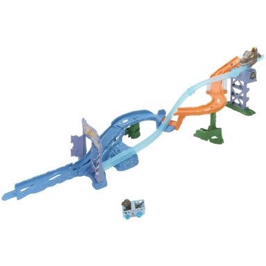 HOT WHEELS RACERVERSE PISTA DE JUGUETE JURASSIC WORLD - 8