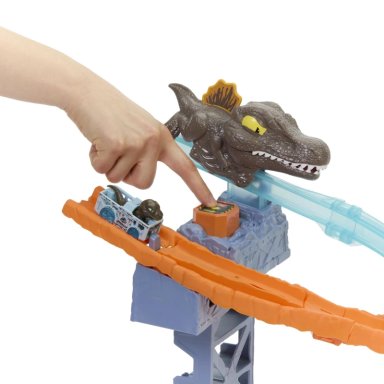 HOT WHEELS RACERVERSE PISTA DE JUGUETE JURASSIC WORLD - 9