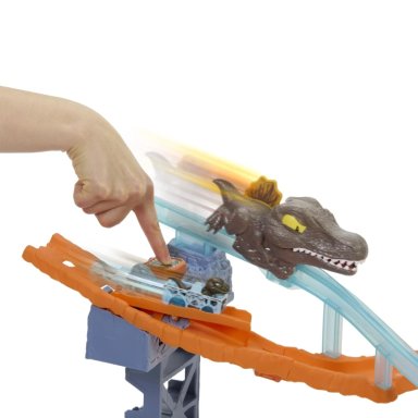 HOT WHEELS RACERVERSE PISTA DE JUGUETE JURASSIC WORLD - 10