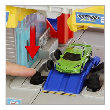 MATCHBOX SET DE JUEGO SET SÚPER AUTO CENTER - 7