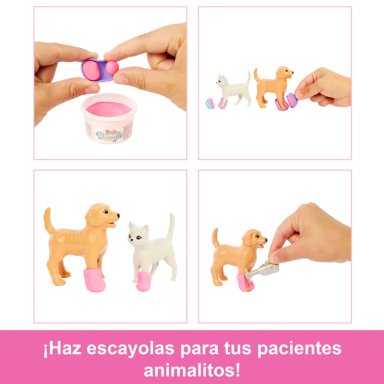 BARBIE PROFESIONES SET VETERINARIA CON MASCOTAS Y ACCESORIOS - 3