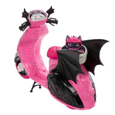 MONSTER HIGH MUÑECA DRACULAURA SCOOTER - 2