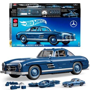 HOT WHEELS MERCEDES-BENZ 300 SL PREMIUM ESCALA 1:12 ARMABLE