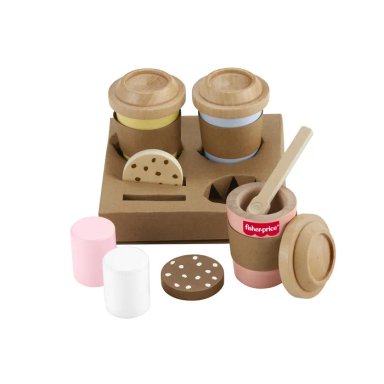 JUEGO DIDÁCTICO FISHER PRICE SET MI PRIMER CAPUCHINO MADERA - 2