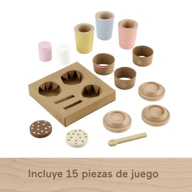 JUEGO DIDÁCTICO FISHER PRICE SET MI PRIMER CAPUCHINO MADERA - 11
