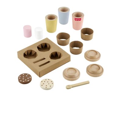 JUEGO DIDÁCTICO FISHER PRICE SET MI PRIMER CAPUCHINO MADERA - 6