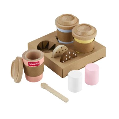 JUEGO DIDÁCTICO FISHER PRICE SET MI PRIMER CAPUCHINO MADERA - 7