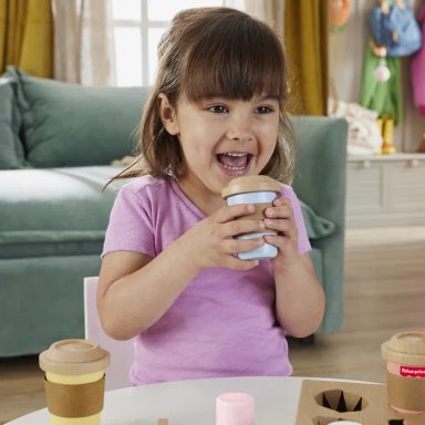 JUEGO DIDÁCTICO FISHER PRICE SET MI PRIMER CAPUCHINO MADERA - 9