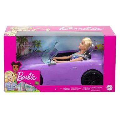 VEHICULO PARA MUÑECAS BARBIE CONVERTIBLE HBY29 - 2