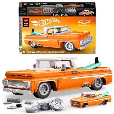 HOT WHEELS CHEVY PICKUP ELITE '62 CUSTOM ARMABLE 10+ AÑOS
