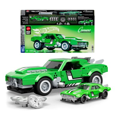 MATTEL BRICK SHOP HOT WHEELS CAMARO SPEED 68 10+ AÑOS