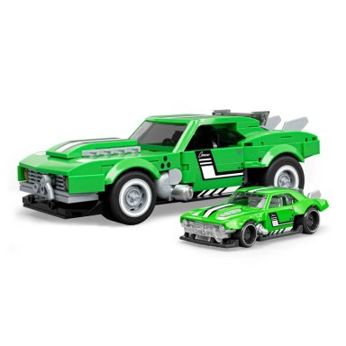 MATTEL BRICK SHOP HOT WHEELS CAMARO SPEED 68 10+ AÑOS - 2