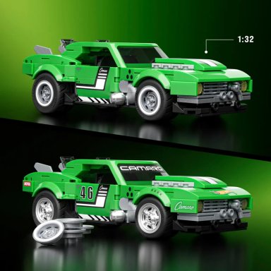MATTEL BRICK SHOP HOT WHEELS CAMARO SPEED 68 10+ AÑOS - 5