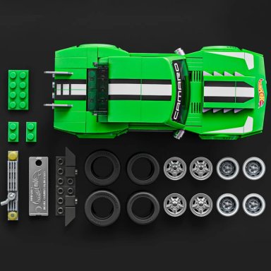MATTEL BRICK SHOP HOT WHEELS CAMARO SPEED 68 10+ AÑOS - 6