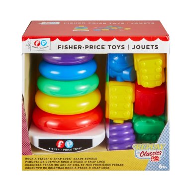 FISHER-PRICE PARA BEBÉS 80 ANIVERSARIO KIT PILA DE ARITOS - 1