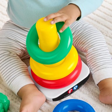 FISHER-PRICE PARA BEBÉS 80 ANIVERSARIO KIT PILA DE ARITOS - 4