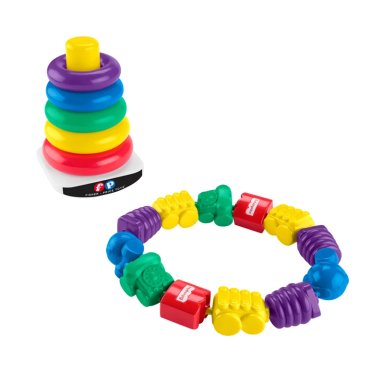 FISHER-PRICE PARA BEBÉS 80 ANIVERSARIO KIT PILA DE ARITOS - 7