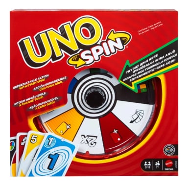 UNO JUEGO DE MESA SPIN NUEVA EDICIÓN PARA NIÑOS - 1
