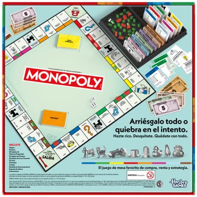 JUEGO MESA HASBRO GAMING MONOPOLY CLÁSICO - 15