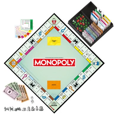 JUEGO MESA HASBRO GAMING MONOPOLY CLÁSICO - 3