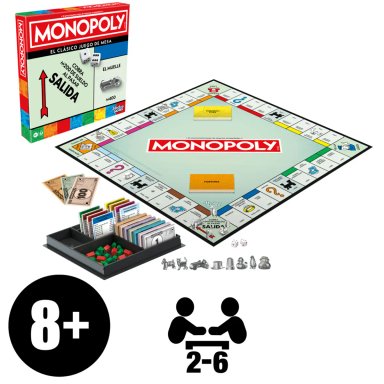 JUEGO MESA HASBRO GAMING MONOPOLY CLÁSICO - 4