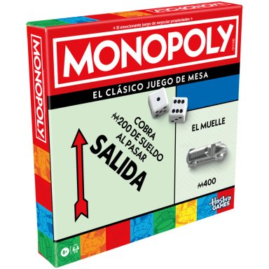 JUEGO MESA HASBRO GAMING MONOPOLY CLÁSICO - 7