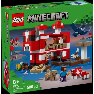 BLOQUES CONSTRUCCIÓN LEGO 21270 LA CASA DE LOS HONGOS