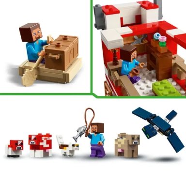 BLOQUES CONSTRUCCIÓN LEGO 21270 LA CASA DE LOS HONGOS - 2