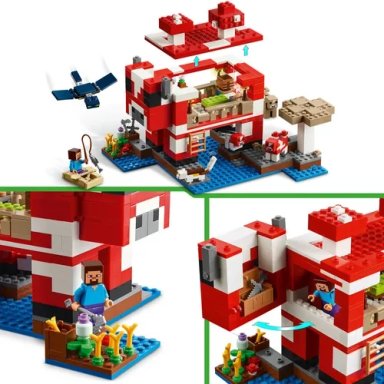 BLOQUES CONSTRUCCIÓN LEGO 21270 LA CASA DE LOS HONGOS - 4