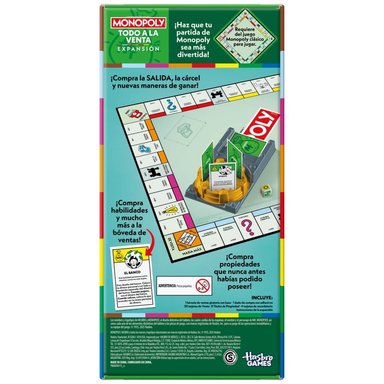 JUEGO MESA MONOPOLY EXPANSIÓN TODO A LA VENTA - 4