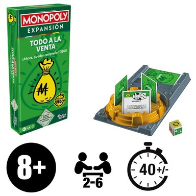 JUEGO MESA MONOPOLY EXPANSIÓN TODO A LA VENTA - 6