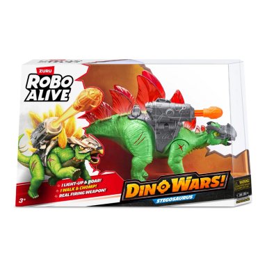 FIGURA DINOSAURIO ESTEGOSAURIO CON LUCES Y SONIDO ROBO ALIVE - 5