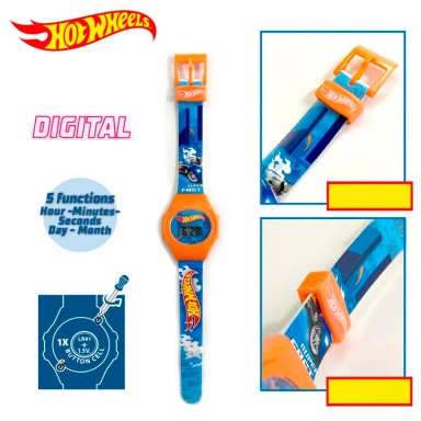 HOT WHEELS PACK X3 LENTES + BILLETERA + RELOJ - 4