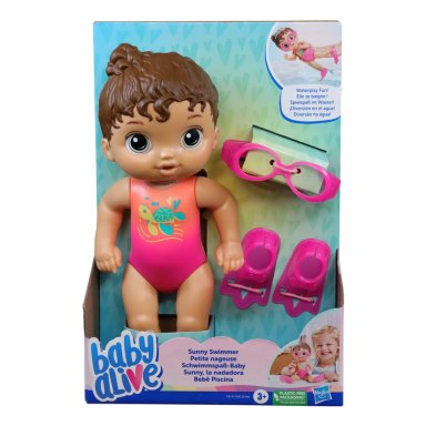 MUÑECA BABY ALIVE LA NADADORA SUNNY - 2