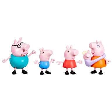 MUÑECA PEPPA PIG SET DE FIGURAS FAMILIA DE CINCO - 3