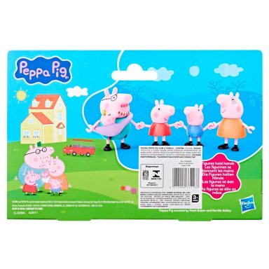 MUÑECA PEPPA PIG SET DE FIGURAS FAMILIA DE CINCO - 4