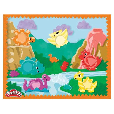 SET MASAS PLAY DOH HERRAMIENTAS LOS PEQUEÑOS PRINCIPIANTES DINOSAURIO FORMAS COLORES - 5