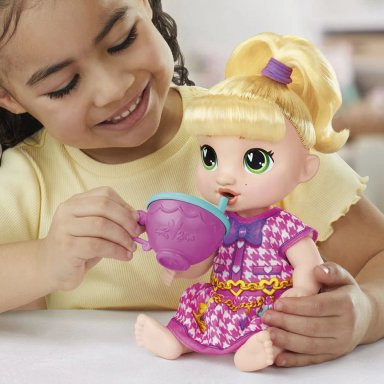 MUÑECA BABY ALIVE FIESTA DE TE BURBUJEANTE LALA GOOGOO - 14
