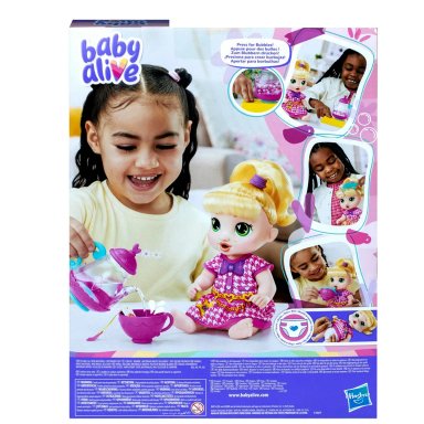 MUÑECA BABY ALIVE FIESTA DE TE BURBUJEANTE LALA GOOGOO - 4