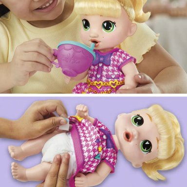 MUÑECA BABY ALIVE FIESTA DE TE BURBUJEANTE LALA GOOGOO - 7