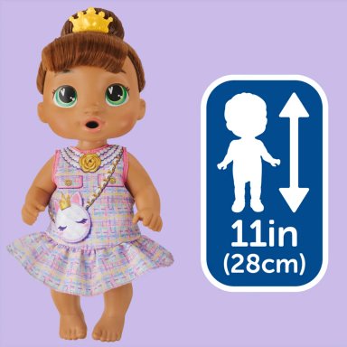 MUÑECA BABY ALIVE FIESTA DE TE BURBUJEANTE SOPHIA SPARKLE - 7