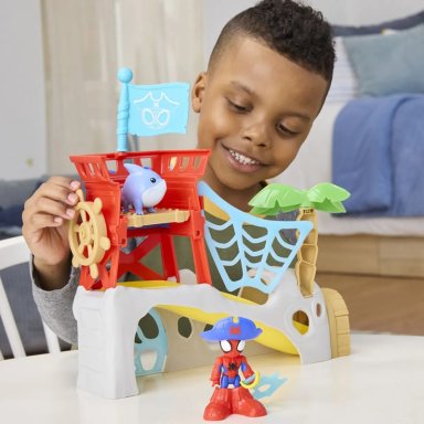 FIGURA DE ACCIÓN SPIDEY AND HIS AMAZING FRIENDS WATER-WEBS ISLA SPIDEY - 7