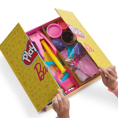 SET DE MASA MOLDEABLE PLAY DOH BARBIE SET DE DESFILE DE MODA CREA ROPA PARA MUÑECAS - 13