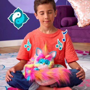PELUCHE FURBY MINIAMIGO INTERACTIVO DJ RAINBOW - 11