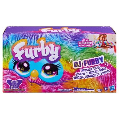 PELUCHE FURBY MINIAMIGO INTERACTIVO DJ RAINBOW - 3