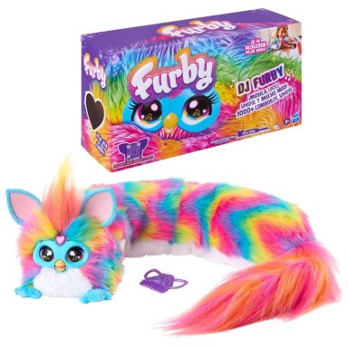 PELUCHE FURBY MINIAMIGO INTERACTIVO DJ RAINBOW - 4