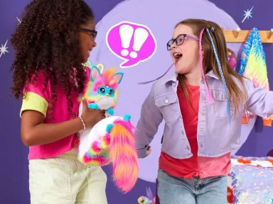 PELUCHE FURBY MINIAMIGO INTERACTIVO DJ RAINBOW - 8